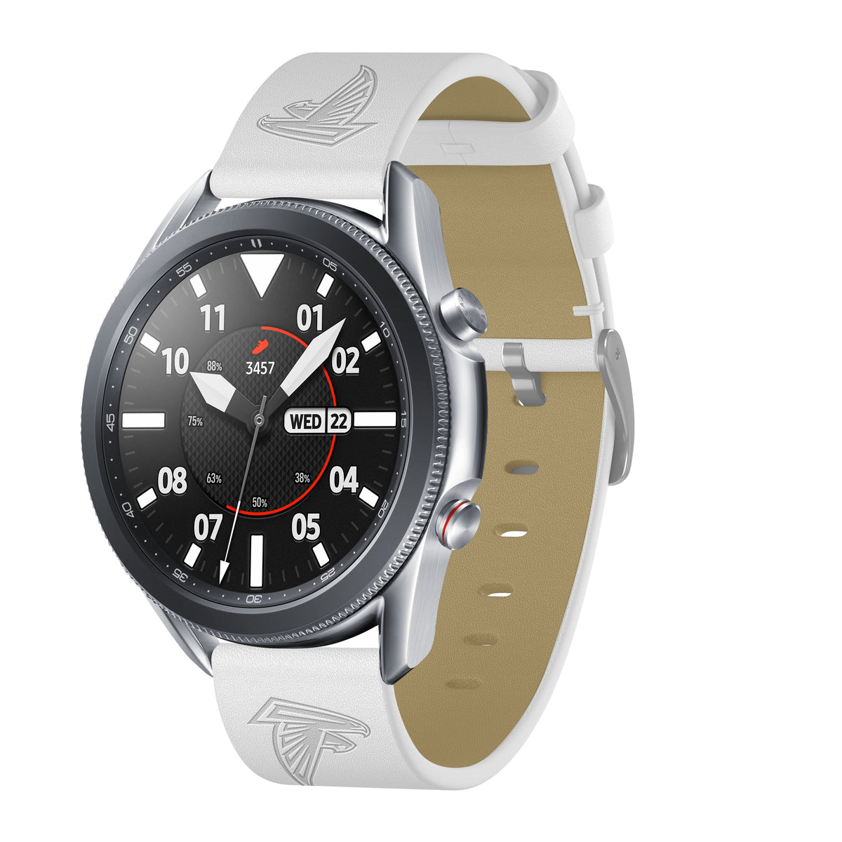 Atlanta Falcons Quick Change Leather Watch Band - USA Sewn - AffinityBands