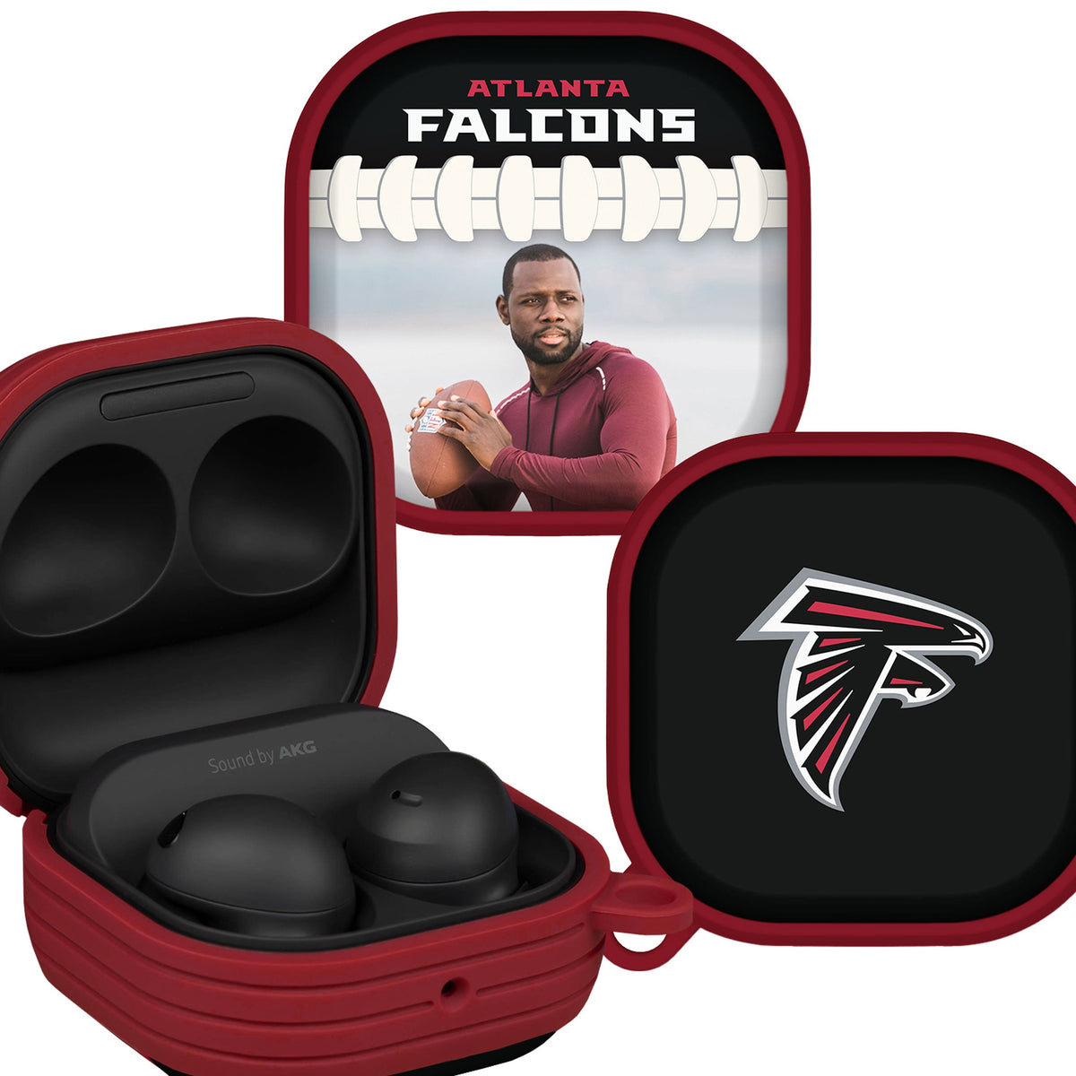 Atlanta Falcons Custom Photo HDX Samsung Galaxy Buds Pro &amp; Buds Live Case Cover