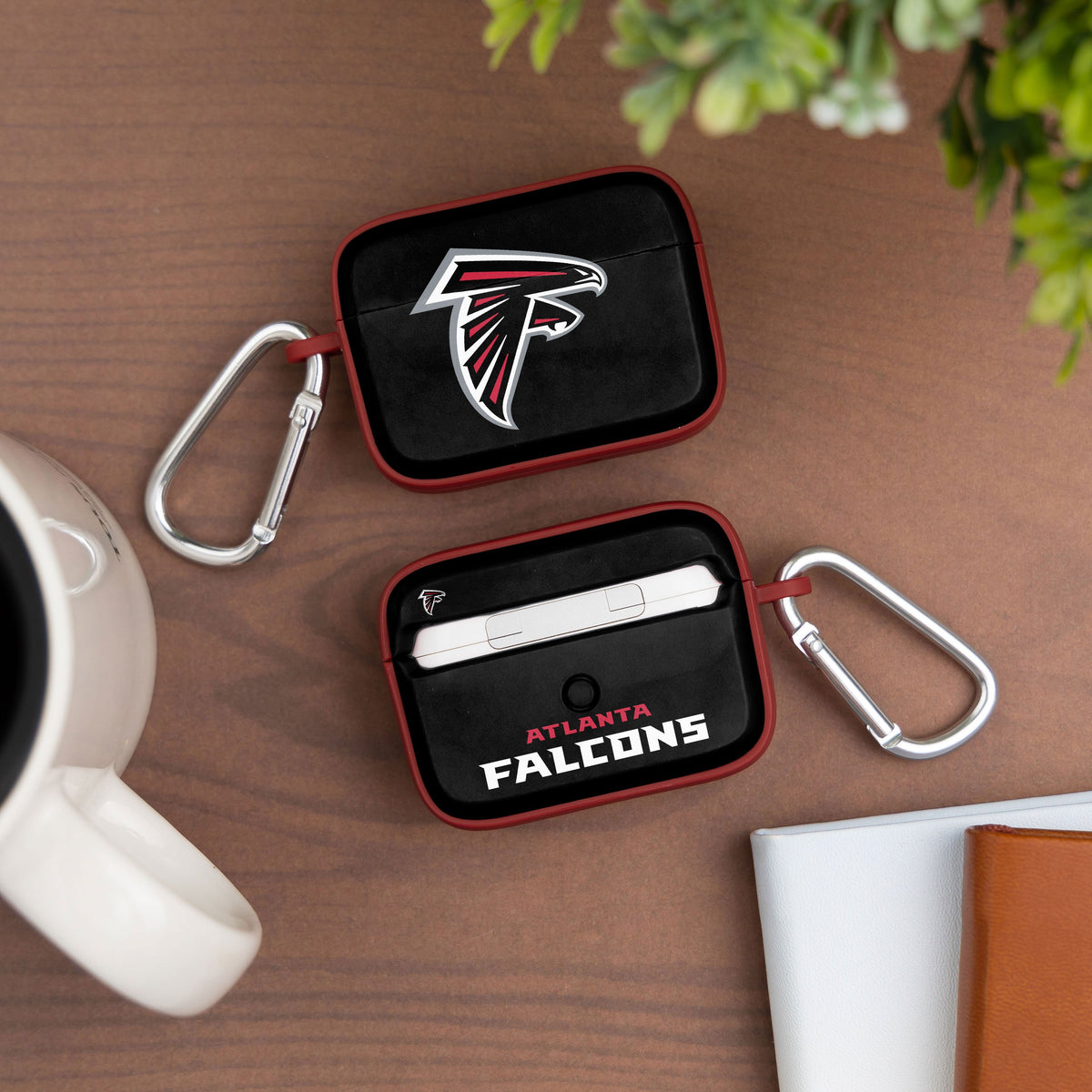 Atlanta Falcons HDX Custom Name Apple AirPods Pro 1 &amp; 2 Case Cover (Classic)