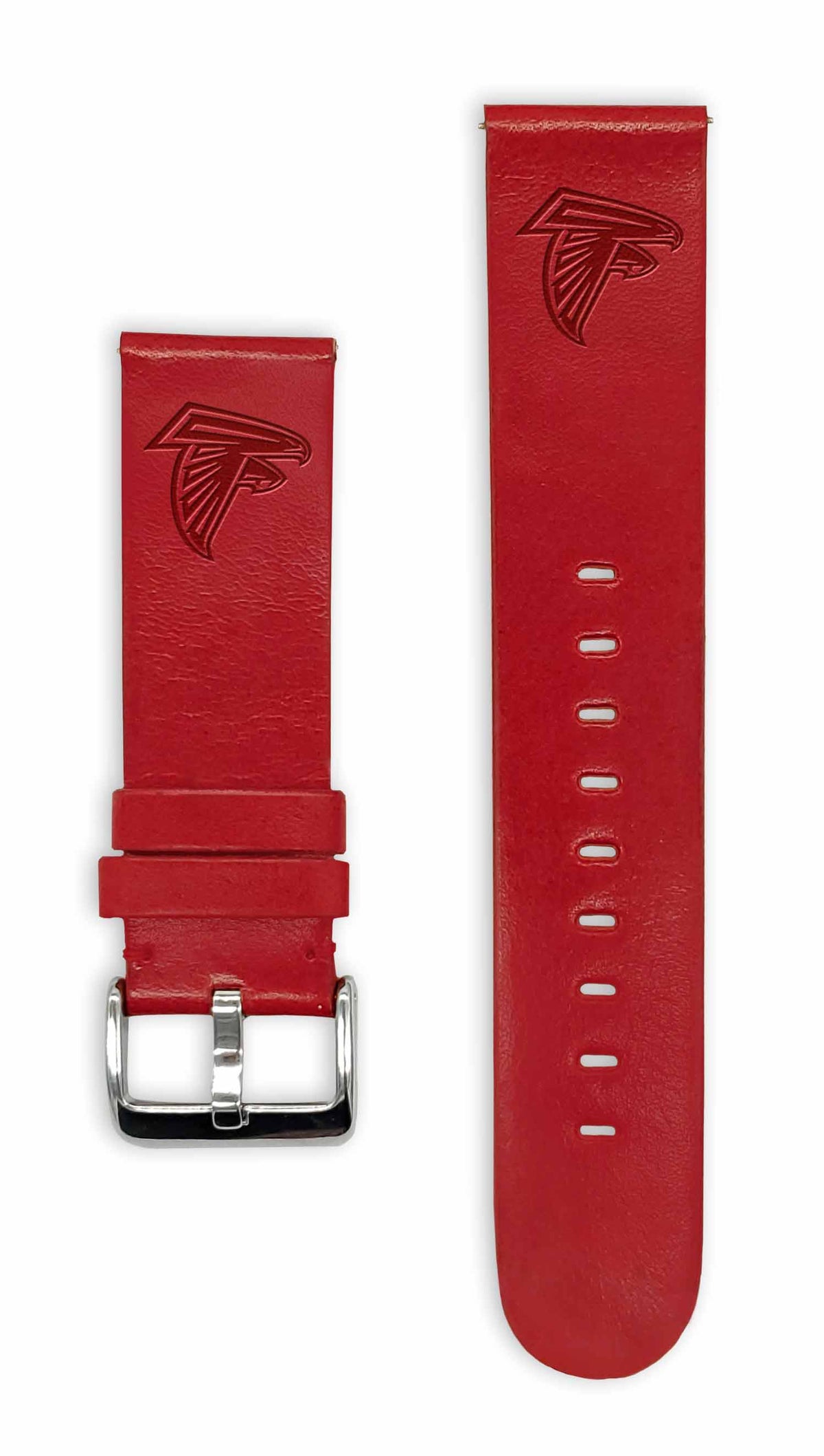 Atlanta Falcons Quick Change Leather Watch Band - USA Sewn - AffinityBands