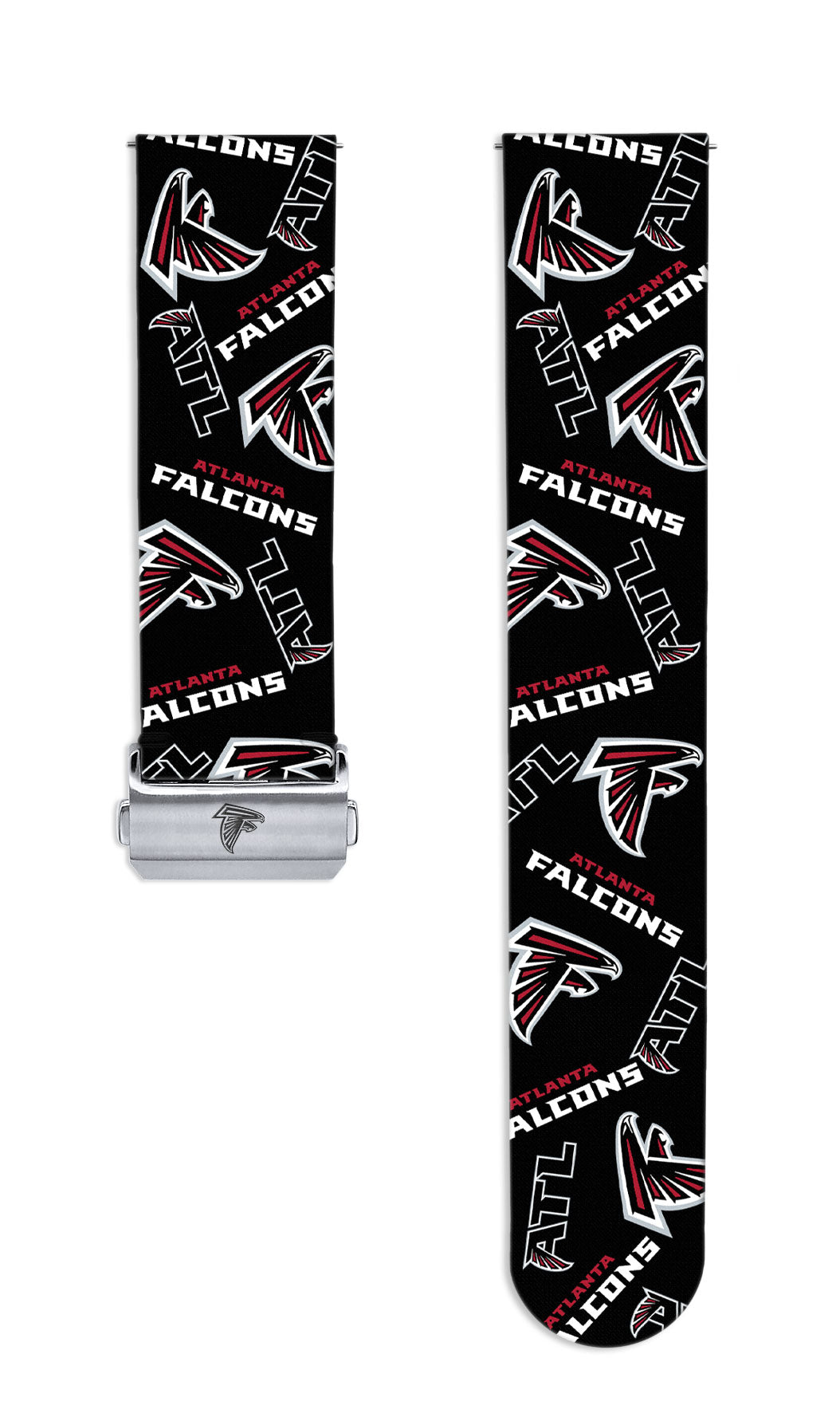 Atlanta Falcons Full Print Quick Change Watch Band With Engraved Buckle - AffinityBands