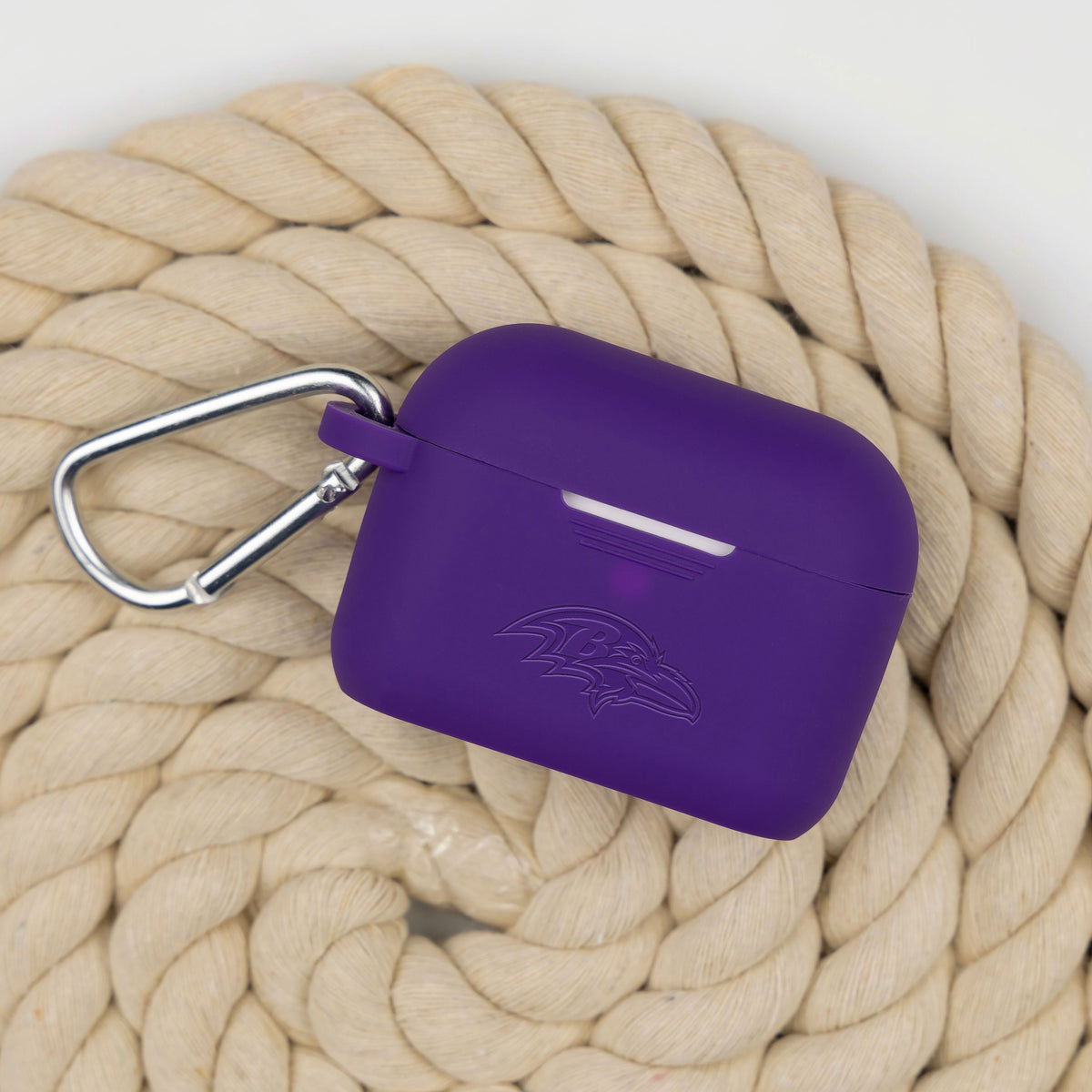 Game Time Baltimore Ravens Engraved AirPods Pro Silicone Case Cover