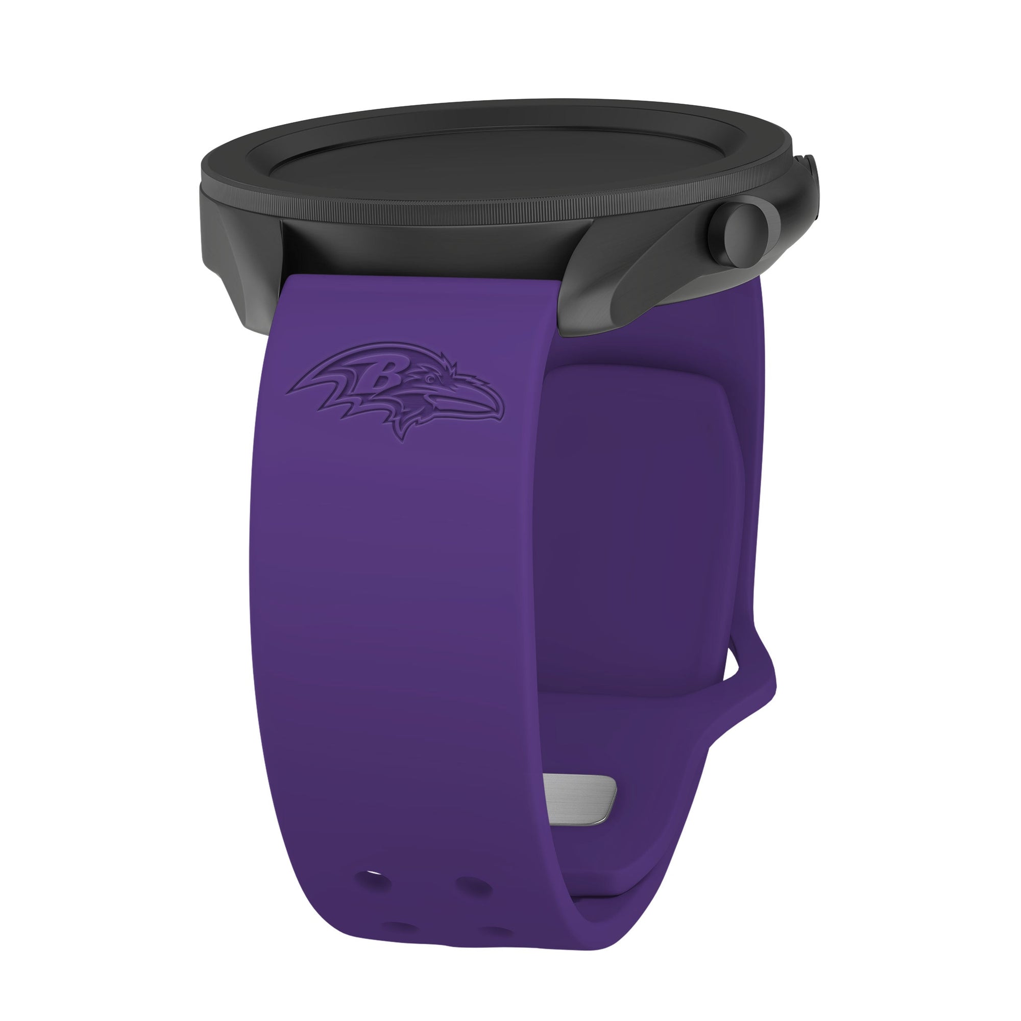 Game Time Baltimore Ravens Engraved Silicone Watch Band
