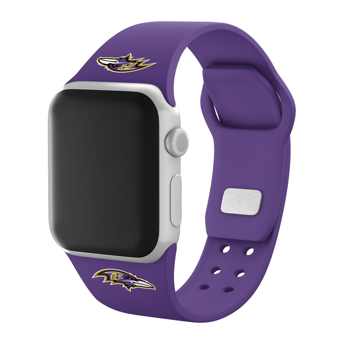 Game Time Baltimore Ravens Silicone Apple Watch Band