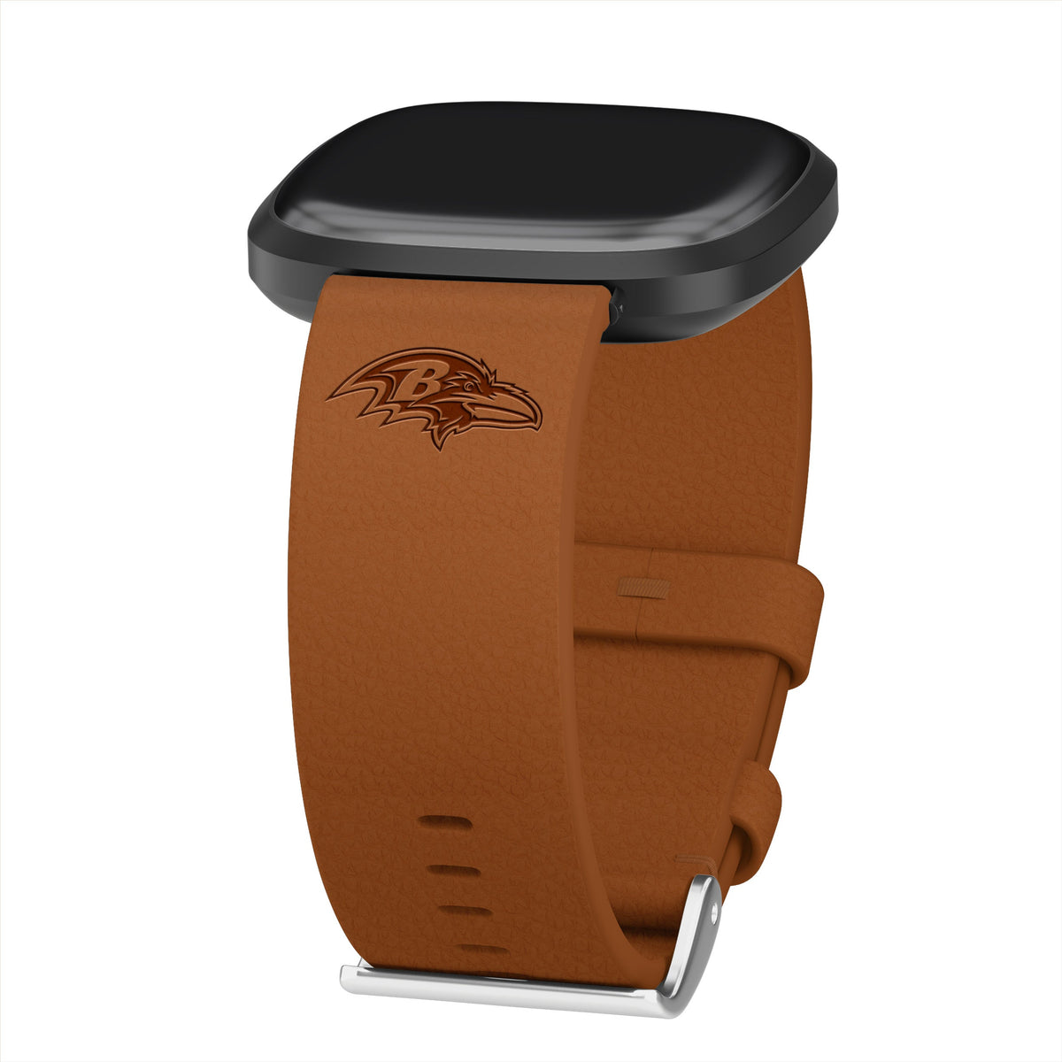 Baltimore Ravens Leather Fitbit Watch Band