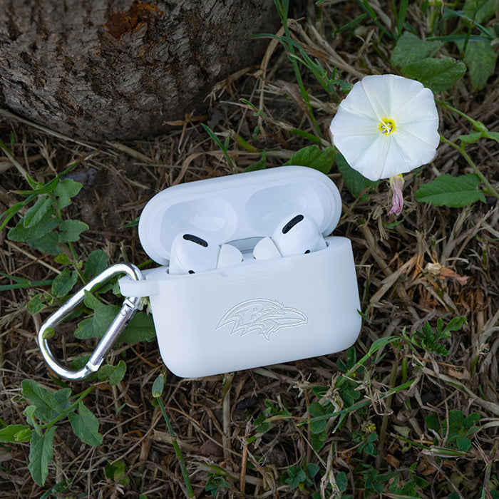 Game Time Baltimore Ravens Engraved AirPods Pro Silicone Case Cover