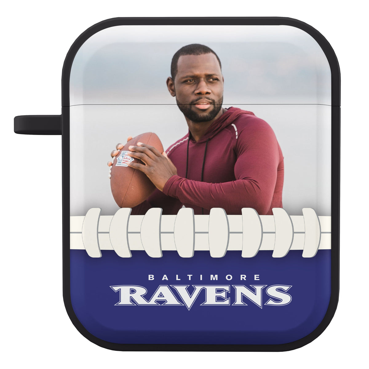 Baltimore Ravens Custom Photo HDX Apple AirPods Gen 1 &amp; 2 Case Cover