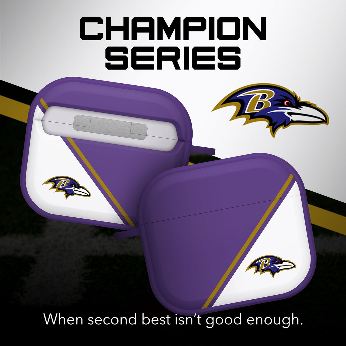 Baltimore Ravens HDX Champion Series Apple AirPods Gen 3 Case Cover
