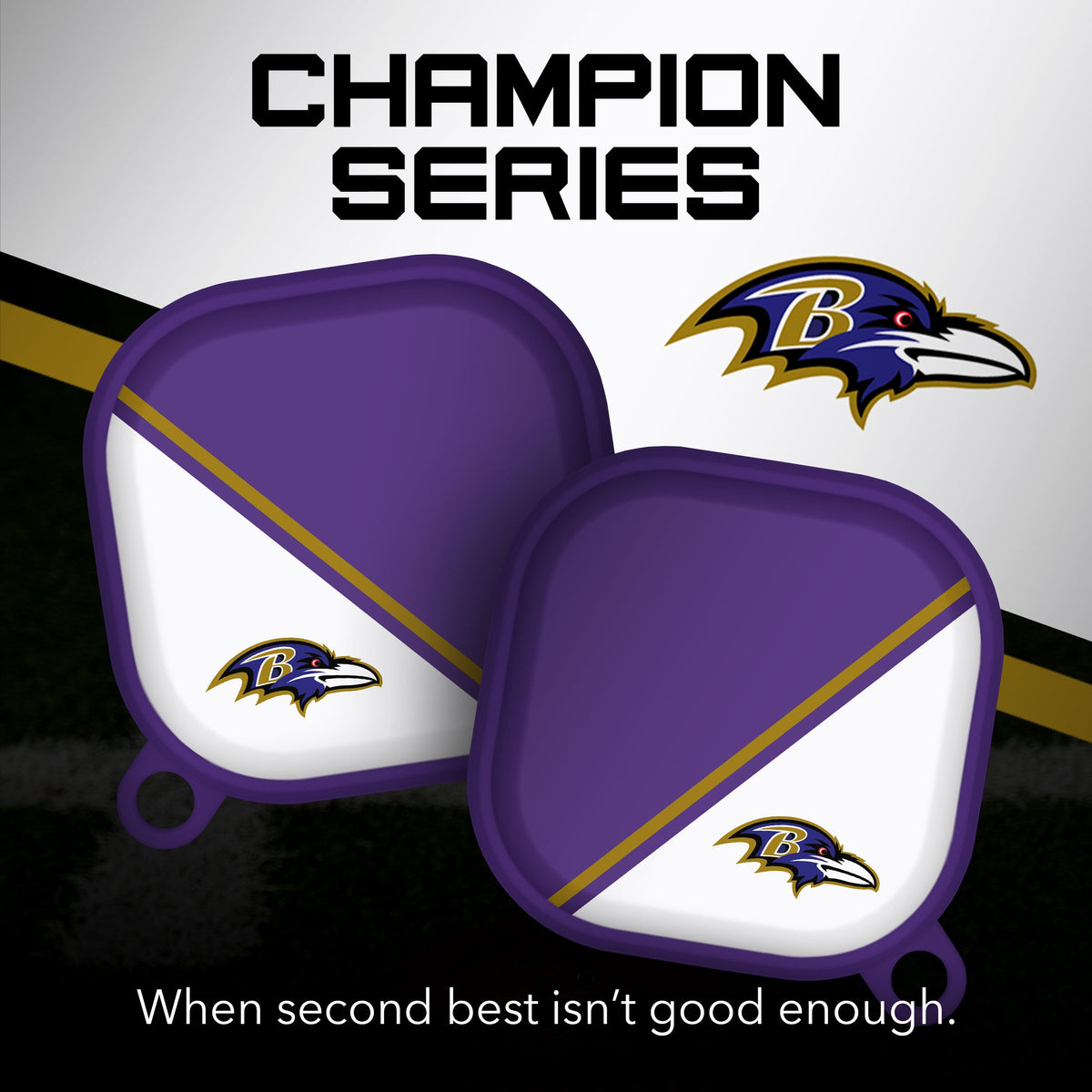 Baltimore Ravens HDX Champion Series Samsung Galaxy Buds Pro Case Cover