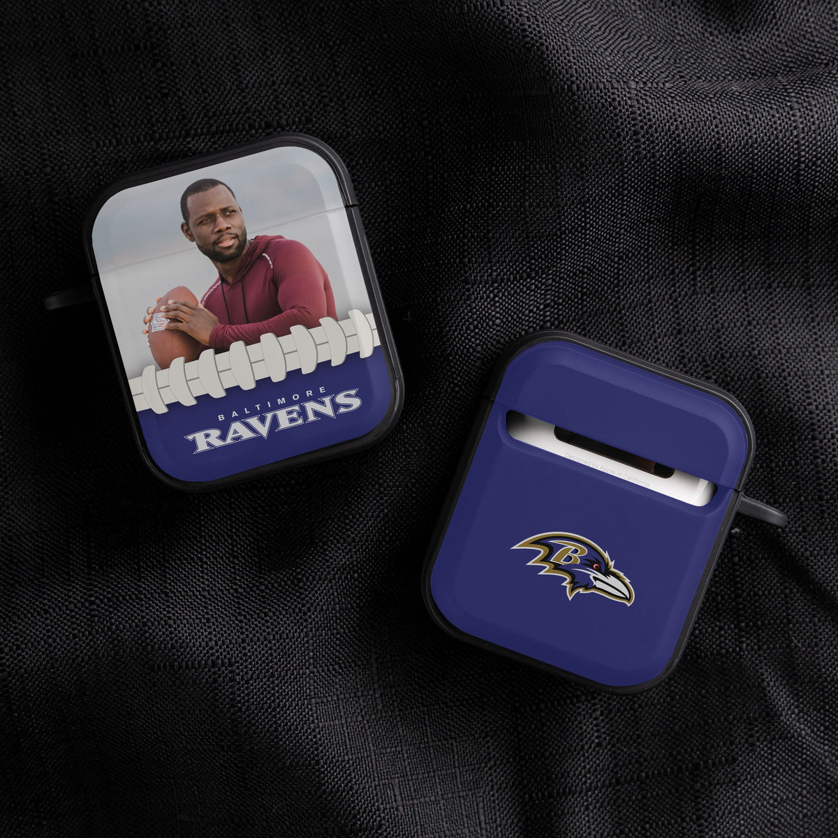 Baltimore Ravens Custom Photo HDX Apple AirPods Gen 1 &amp; 2 Case Cover