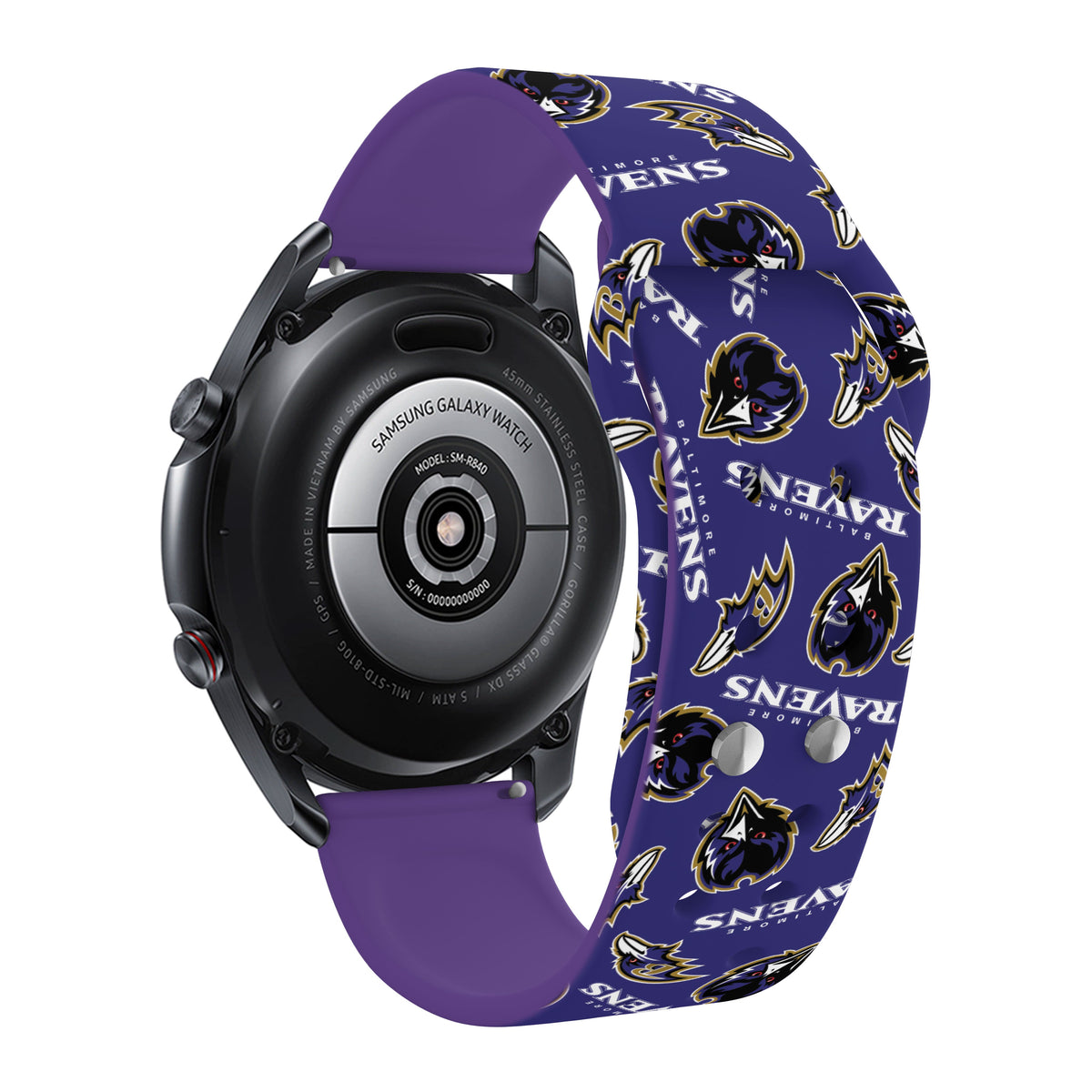 Game Time Baltimore Ravens HD Watch Band