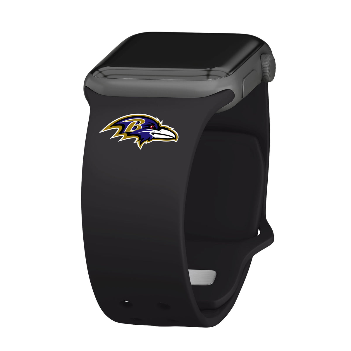 Game Time Baltimore Ravens Silicone Apple Watch Band