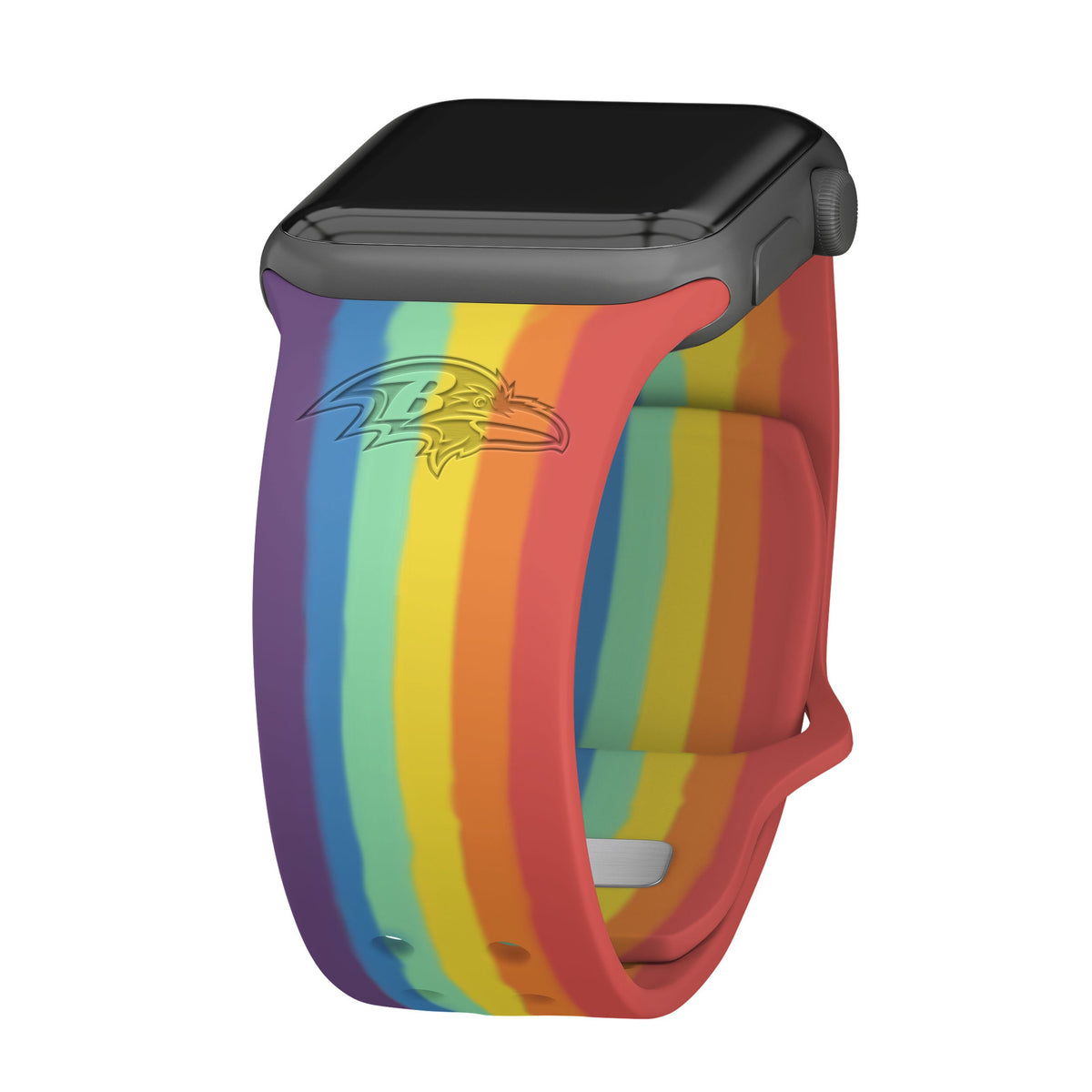 Game Time Baltimore Ravens Engraved Apple Watch Band