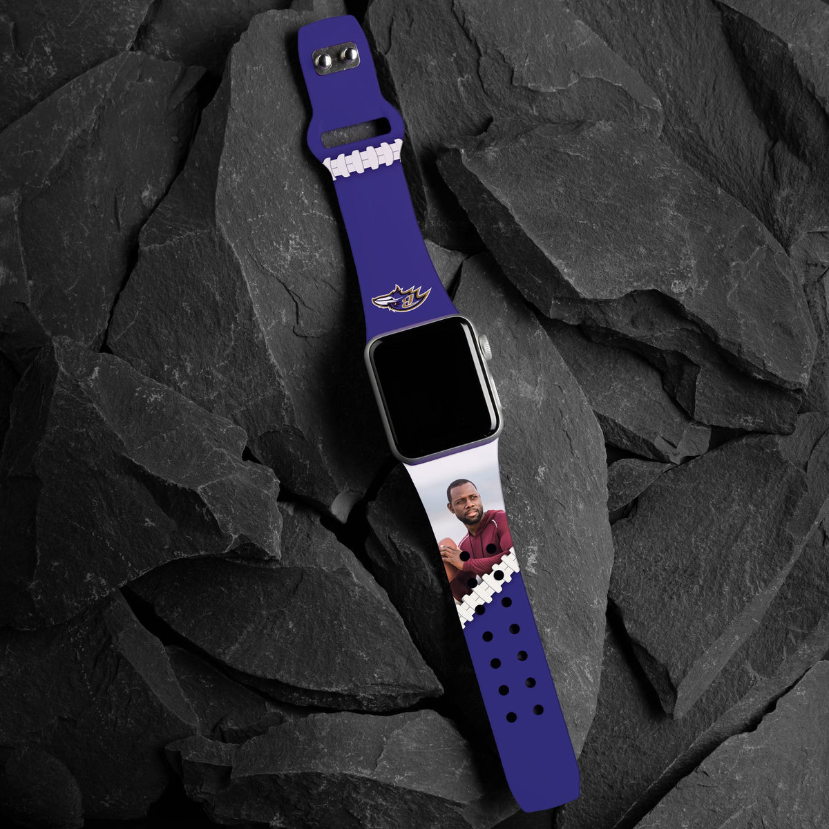 Baltimore Ravens Custom Photo HD Apple Watch Band