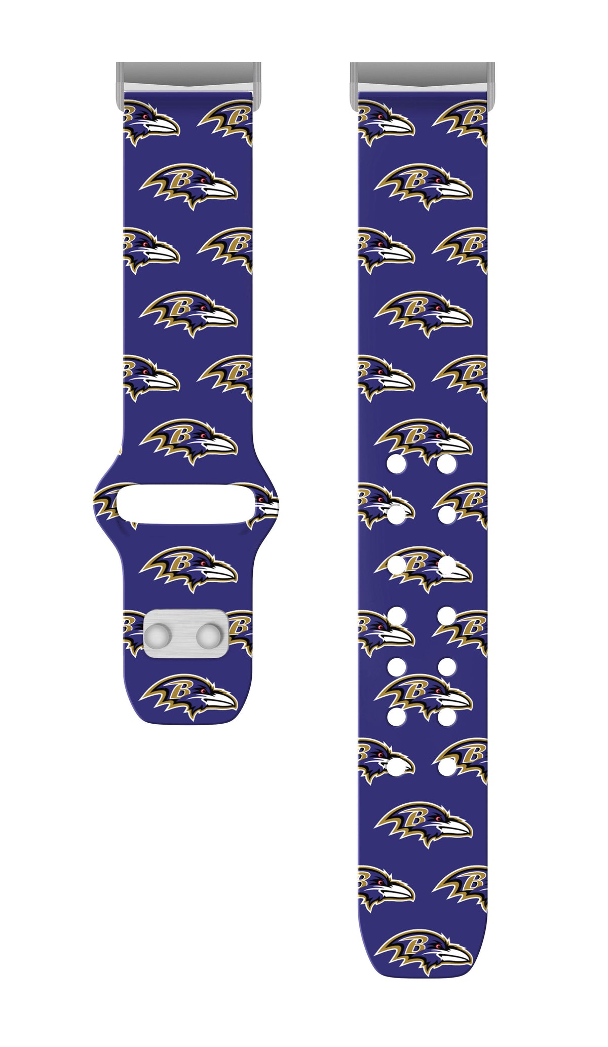 Baltimore Ravens HD Fitbit Versa 3 and Sense Watch Band