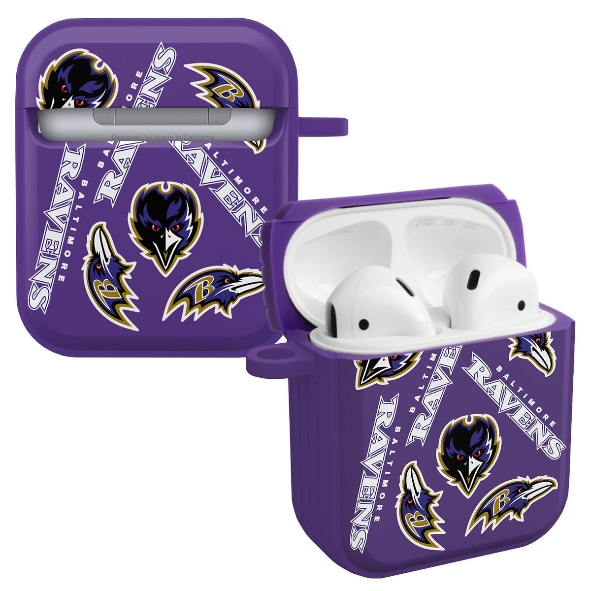 Baltimore Ravens HDX Apple AirPods Gen 1 &amp; 2 Case Cover