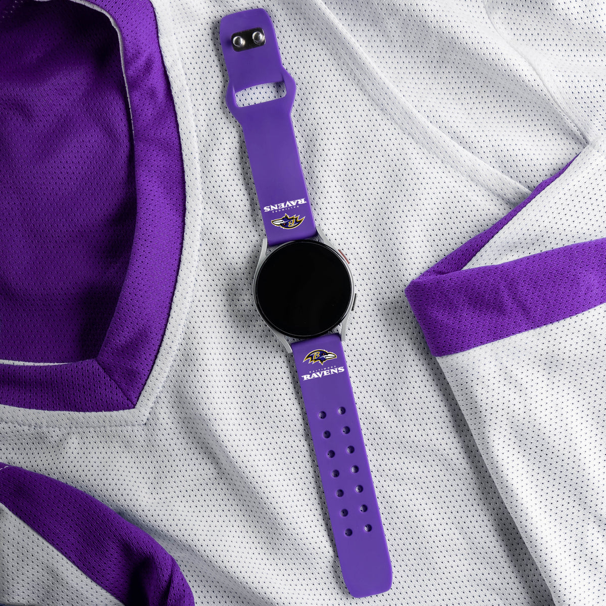 GAME TIME Baltimore Ravens HD Elite Edition Samsung Galaxy Watch Band