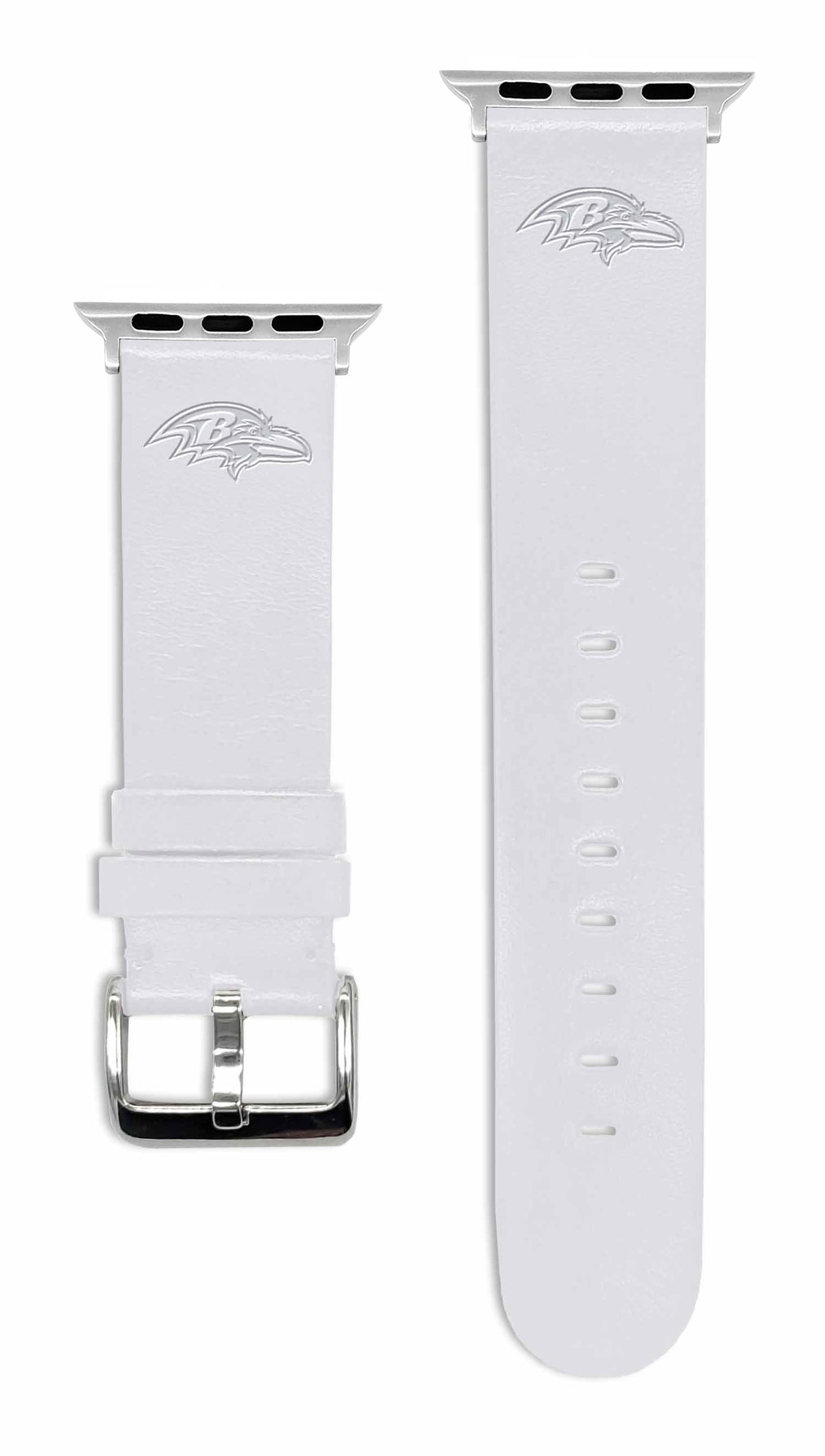 Game Time Baltimore Ravens Apple Leather Watch Band - USA Sewn