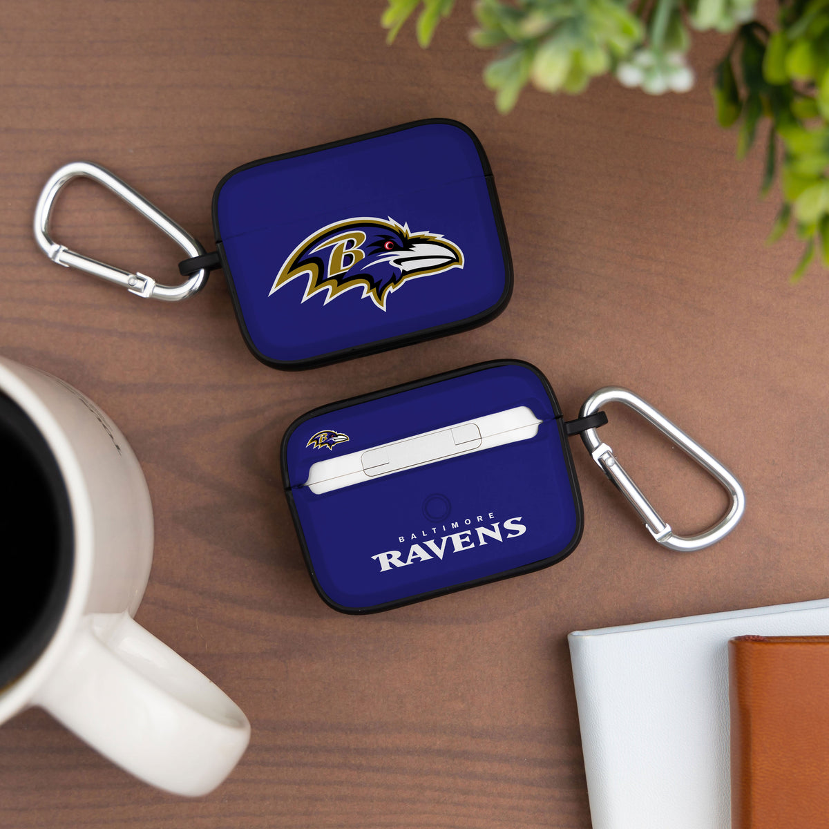 Baltimore Ravens HDX Custom Name Apple AirPods Pro Case Cover (Classic)