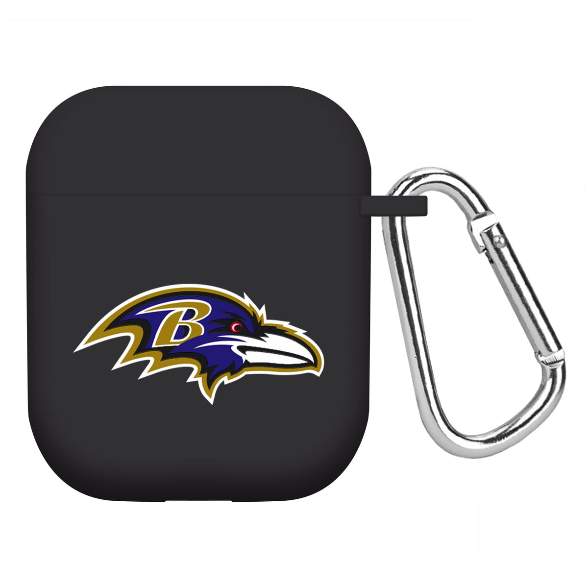 Baltimore Ravens Custom Name HD Apple AirPods Gen 1 &amp; 2 Case Cover (Black)