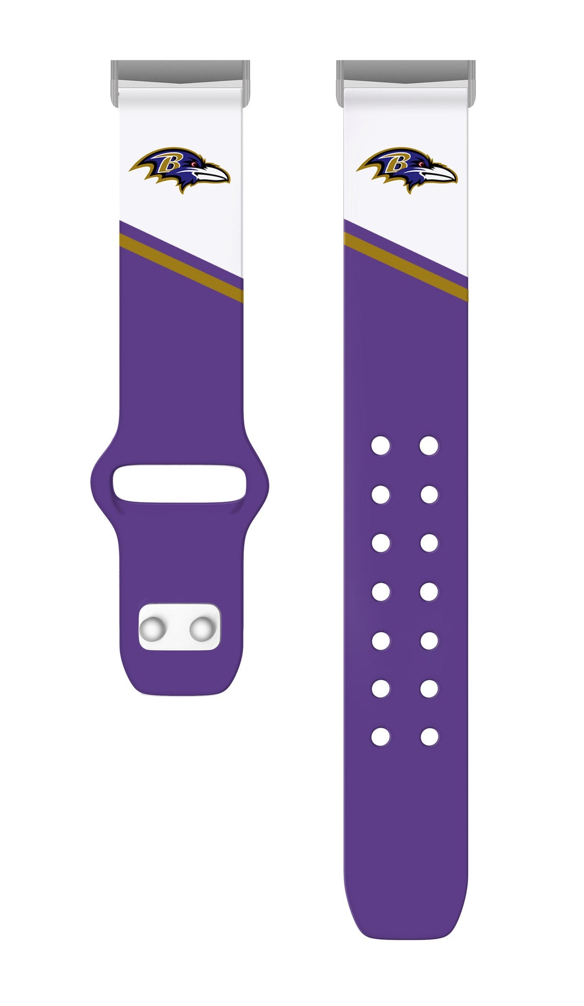 Baltimore Ravens HD Champion Series Fitbit Versa 3 &amp; Sense Watch Band