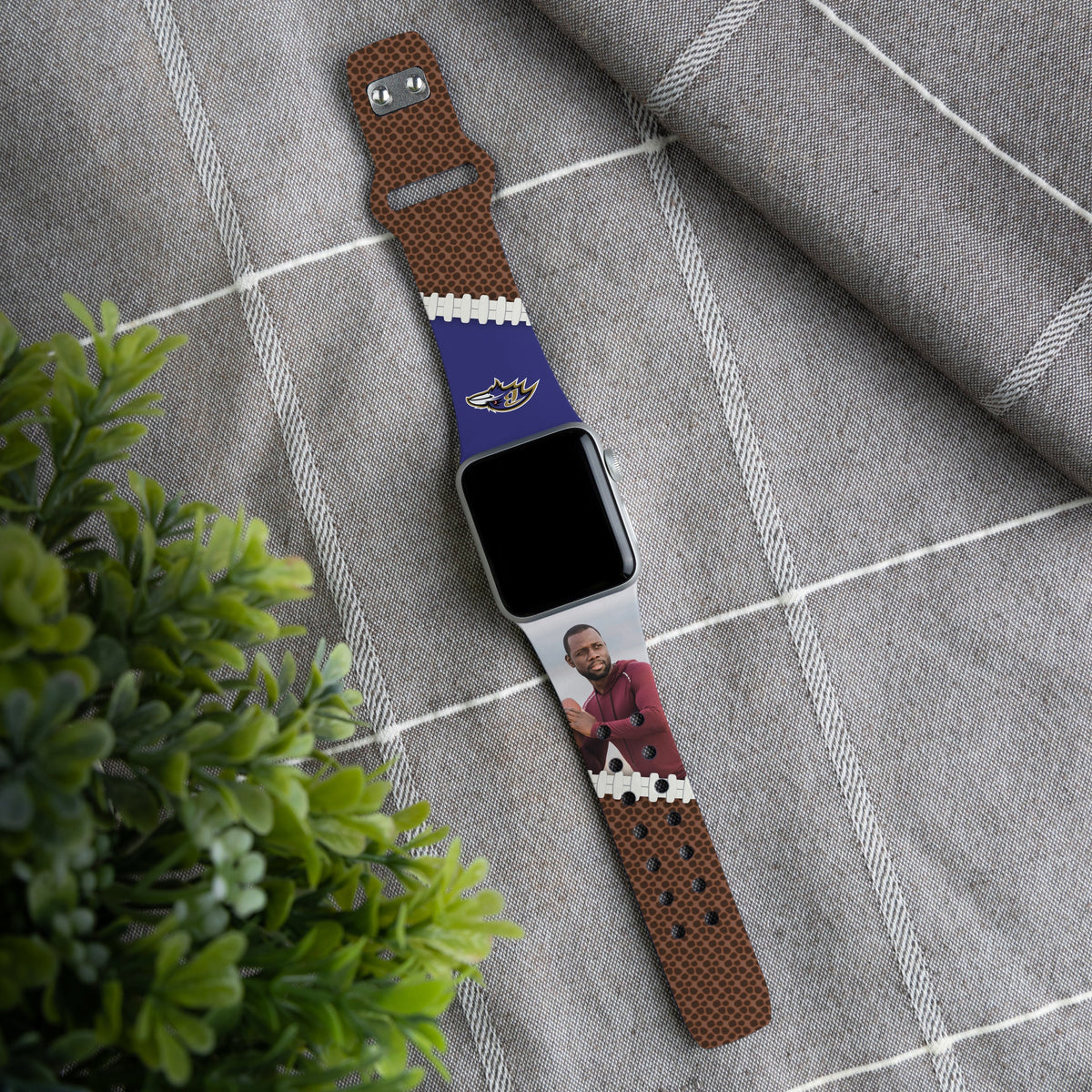 Baltimore Ravens Custom Photo HD Apple Watch Band