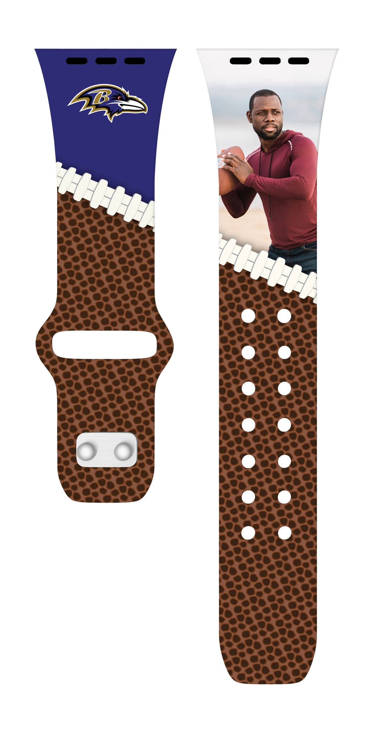 Baltimore Ravens Custom Photo HD Apple Watch Band