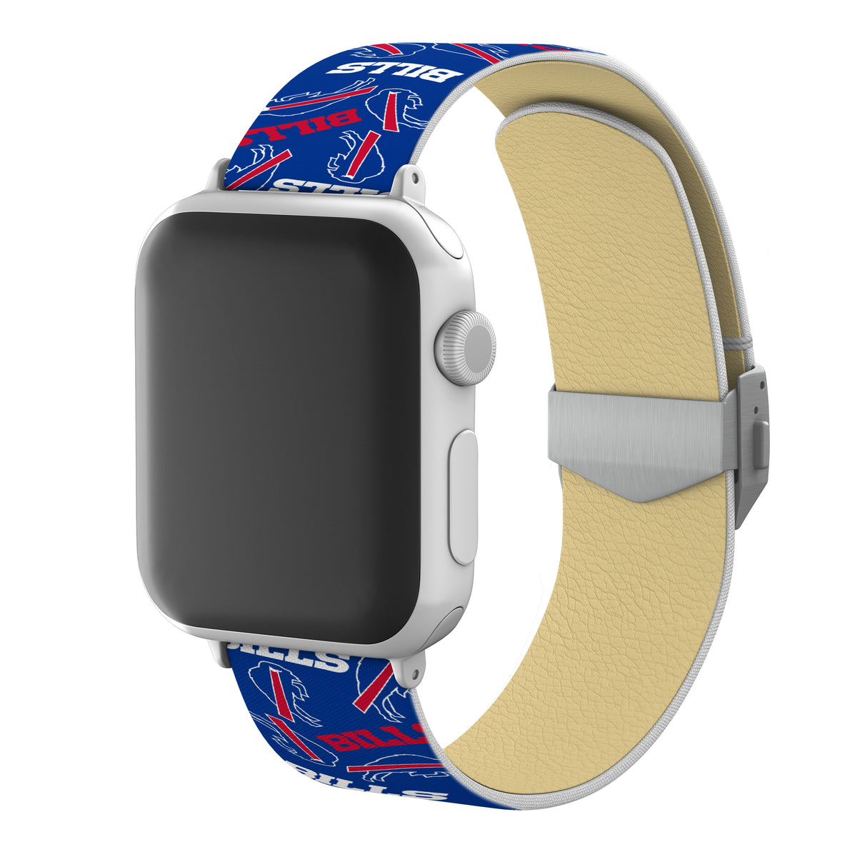 Buffalo Bills Full Print Watch Band With Engraved Buckle - AffinityBands