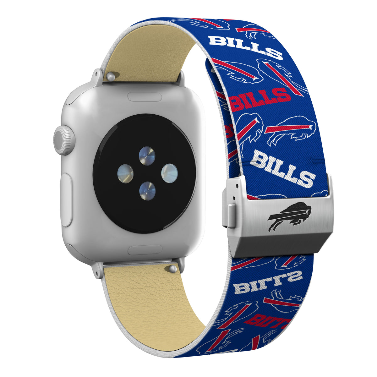 Buffalo Bills Full Print Watch Band With Engraved Buckle - AffinityBands