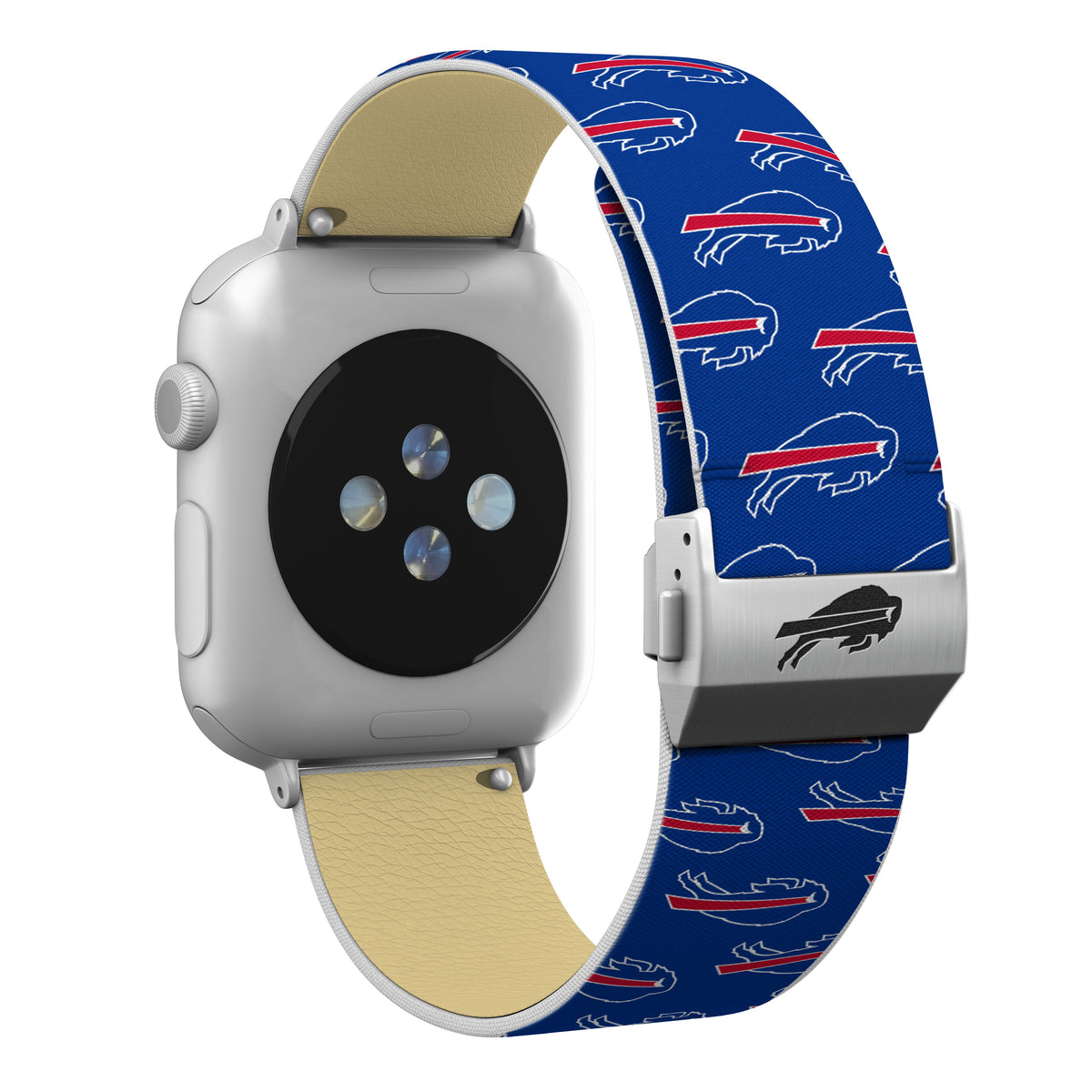 Buffalo Bills Full Print Watch Band With Engraved Buckle - AffinityBands
