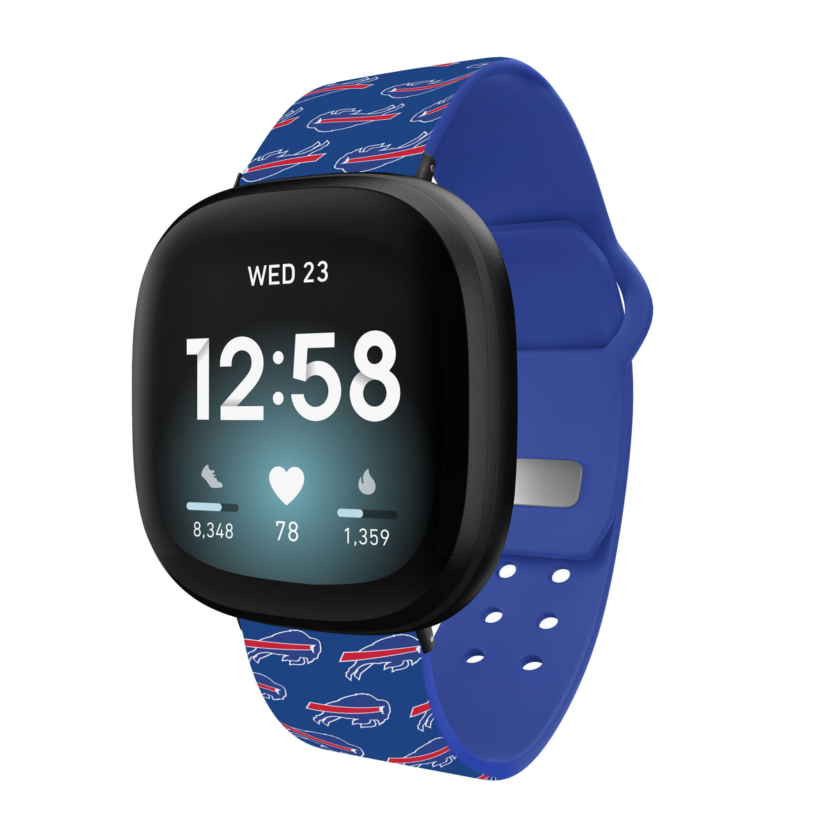 Buffalo Bills HD Fitbit Versa 3 and Sense Watch Band