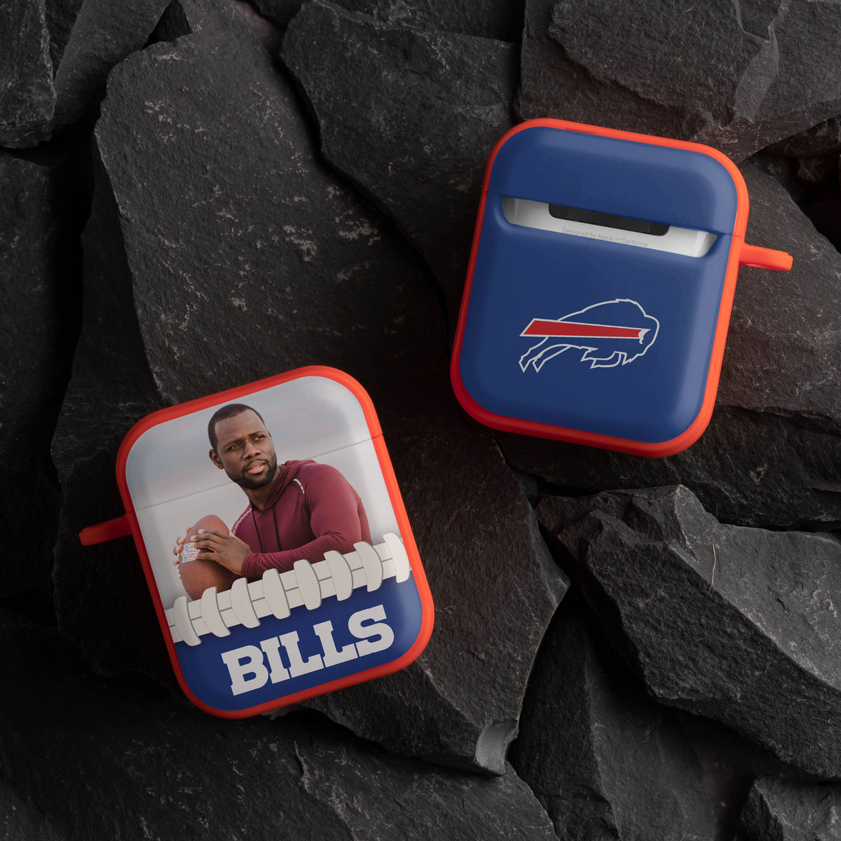 Buffalo Bills Custom Photo HDX Apple AirPods Gen 1 &amp; 2 Case Cover