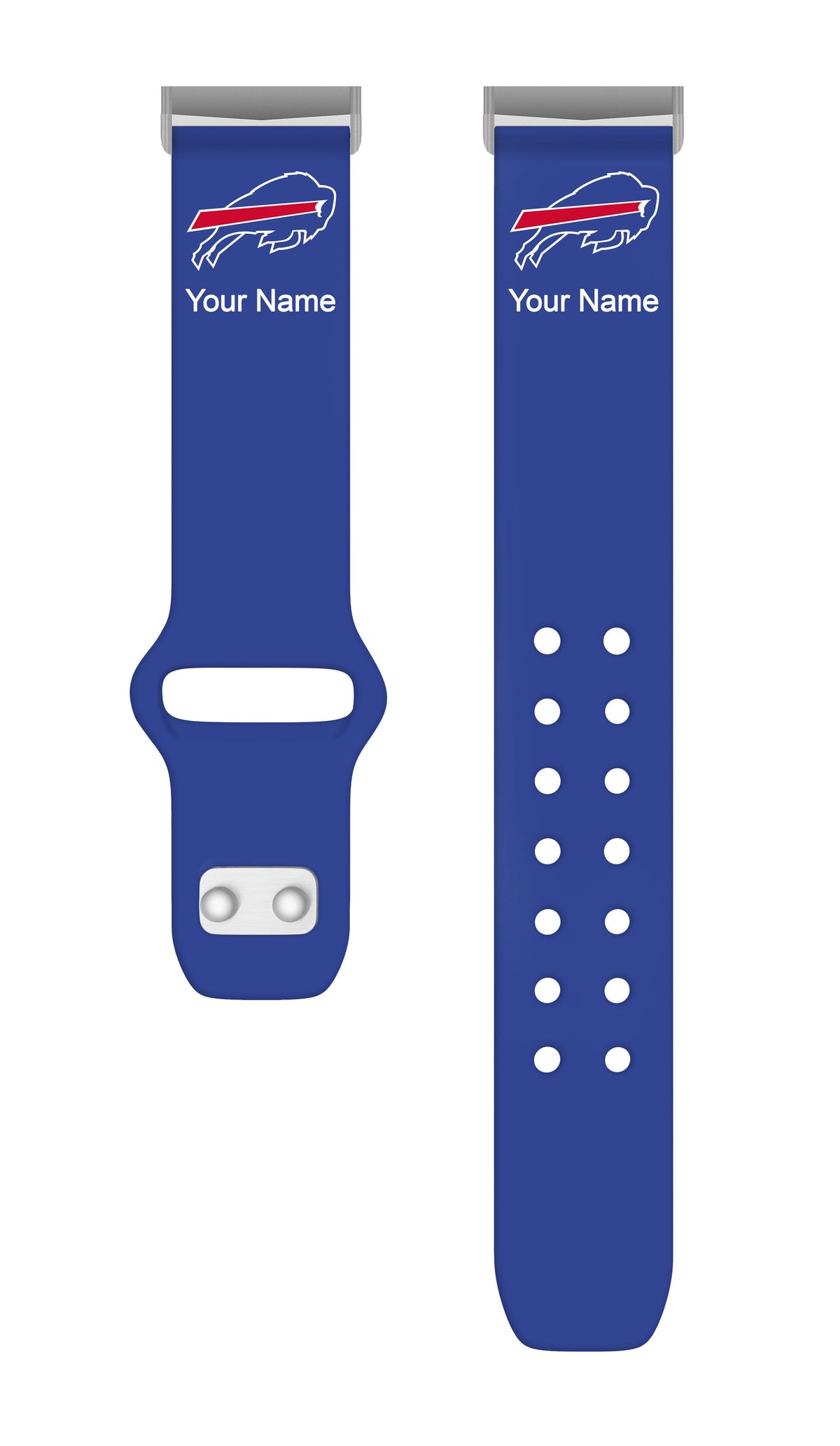 GAME TIME Buffalo Bills Custom Name HD FitBit Versa 3 &amp; Sense Watch Band