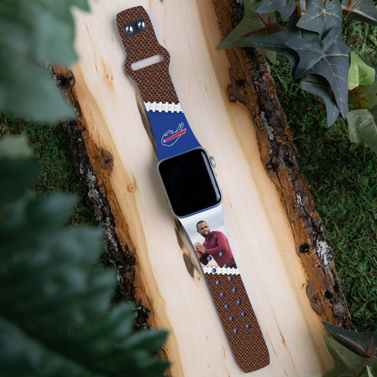 Buffalo Bills Custom Photo HD Apple Watch Band