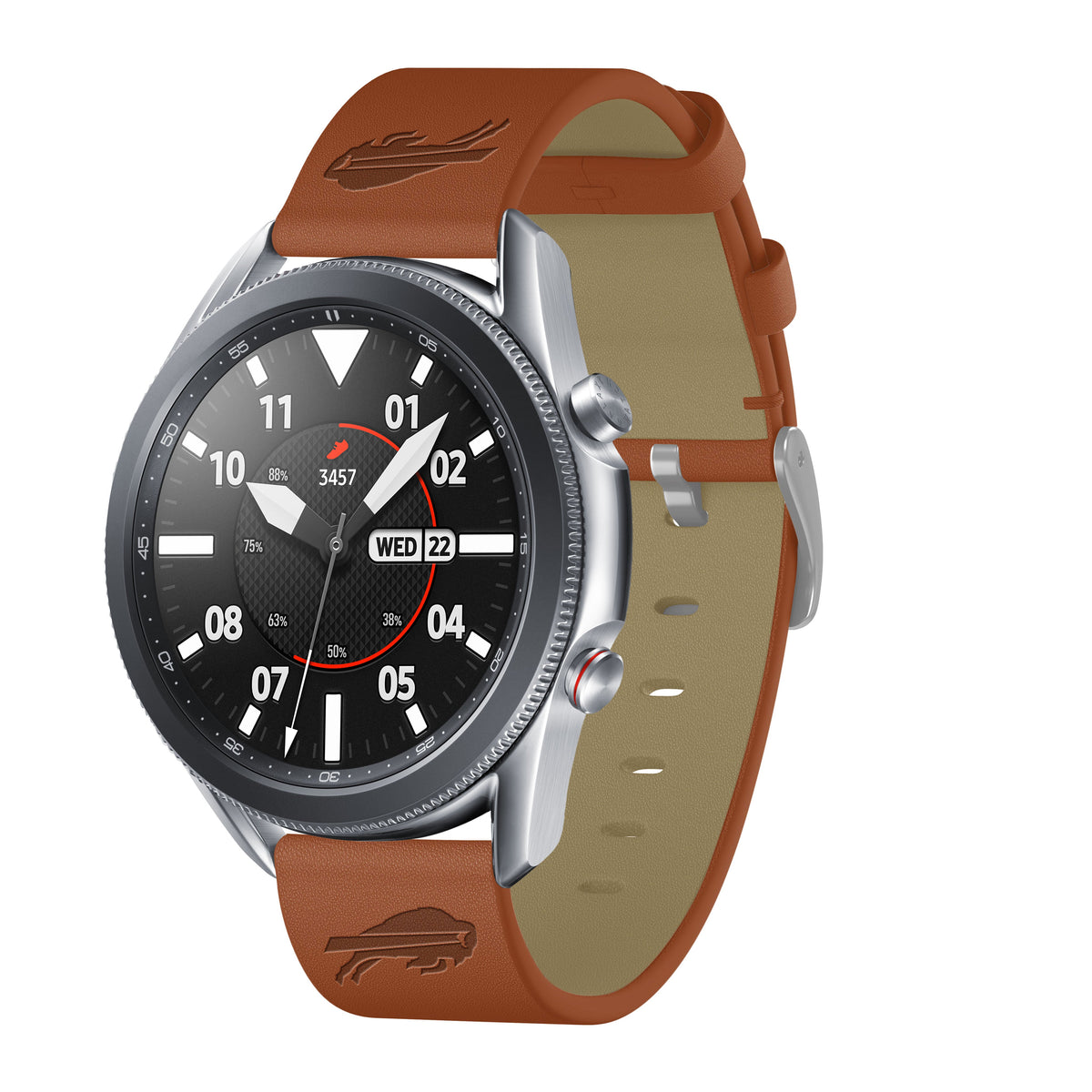 Buffalo Bills Quick Change Leather Watch Band - USA Sewn - AffinityBands