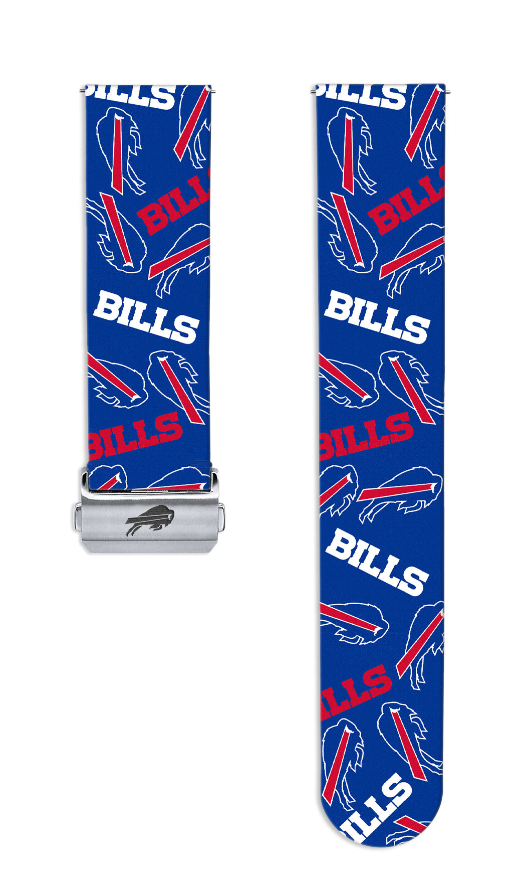 Buffalo Bills Full Print Quick Change Watch Band With Engraved Buckle - AffinityBands