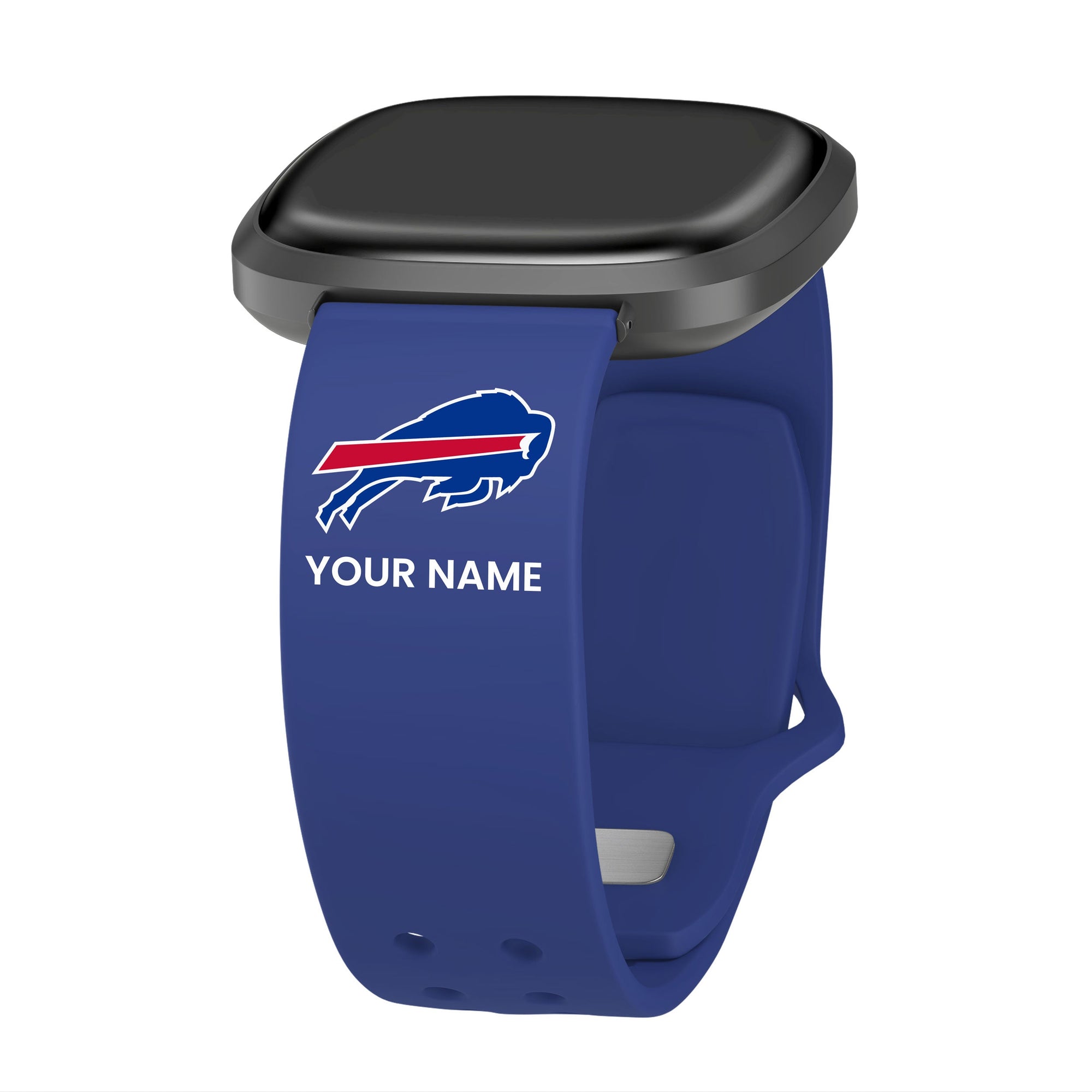 GAME TIME Buffalo Bills Custom Name HD FitBit Versa 3 & Sense Watch Band