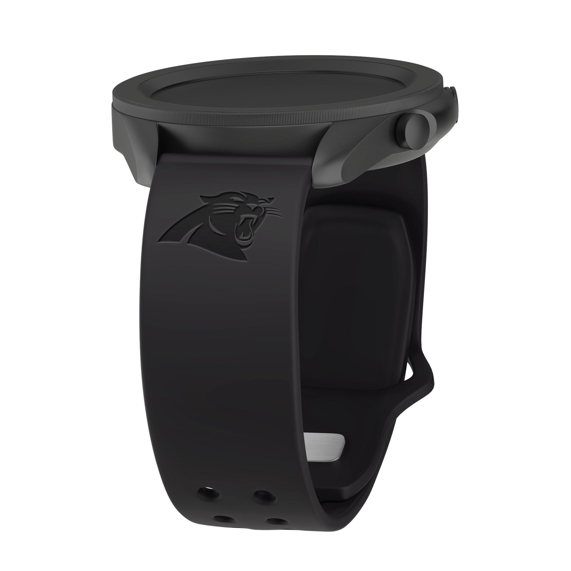 Carolina Panthers Engraved Silicone Watchband