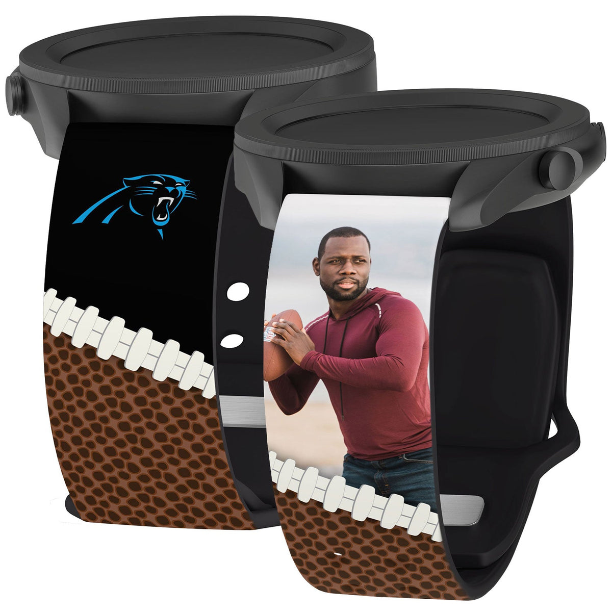 Carolina Panthers Custom Photo HD Samsung Galaxy Watch Band