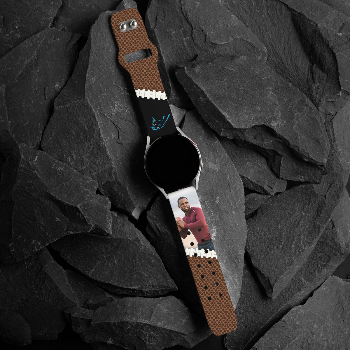 Carolina Panthers Custom Photo HD Samsung Galaxy Watch Band