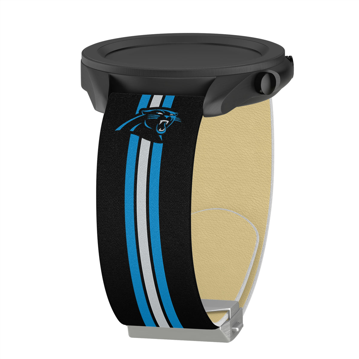 Game Time Carolina Panthers Signature Series Quick Change Watch Band With Engraved Buckle