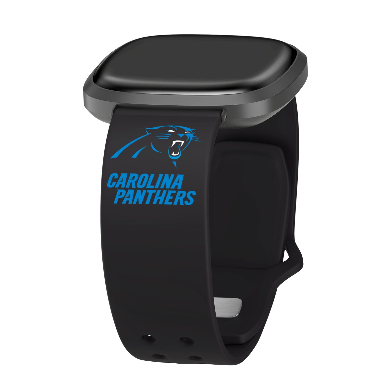 GAME TIME Carolina Panthers HD Elite Edition Fitbit Versa 3 & Sense 1 Watch Band