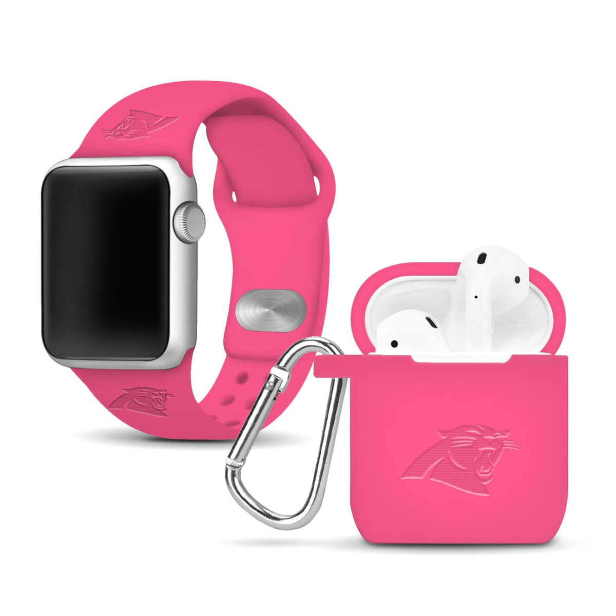 Carolina Panthers Engraved Apple Combo Package - Game Time Bands