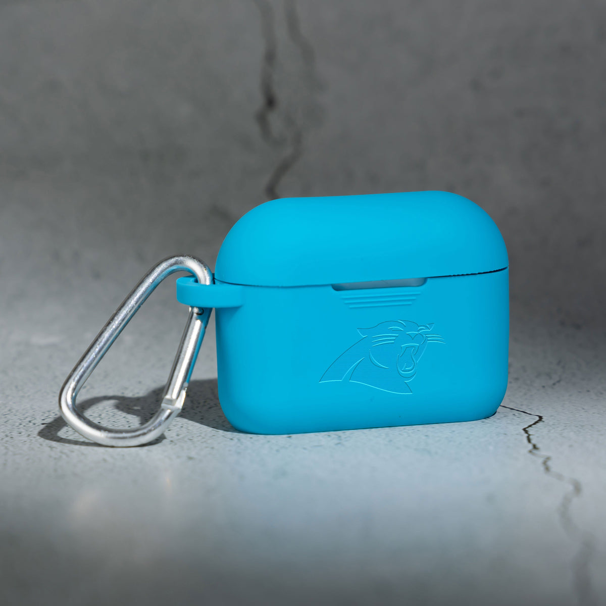 Game Time Carolina Panthers Engraved AirPods Pro 1 &amp; 2 Silicone Case Cover