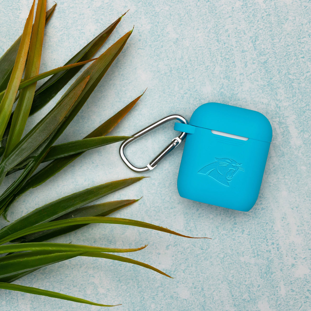 Game Time Carolina Panthers Engraved Silicone AirPods Gen 1 &amp; 2 Case Cover