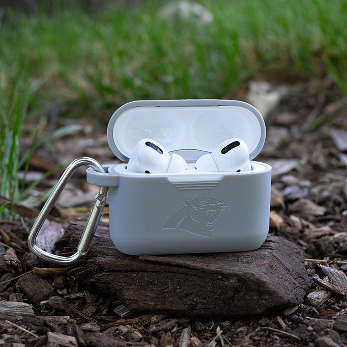 Game Time Carolina Panthers Engraved AirPods Pro 1 &amp; 2 Silicone Case Cover