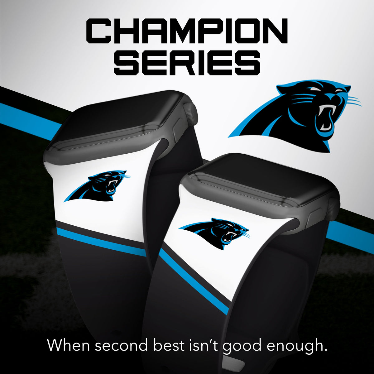 Carolina Panthers HD Champion Series Apple Watch Band