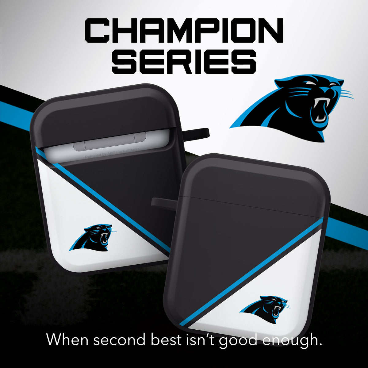 Carolina Panthers HDX Champion Series Apple AirPods Gen 1 &amp; 2 Case Cover