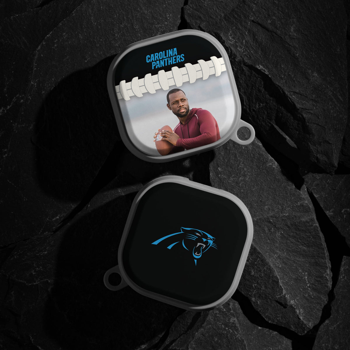 Carolina Panthers Custom Photo HDX Samsung Galaxy Buds Pro and Buds Live Case Cover