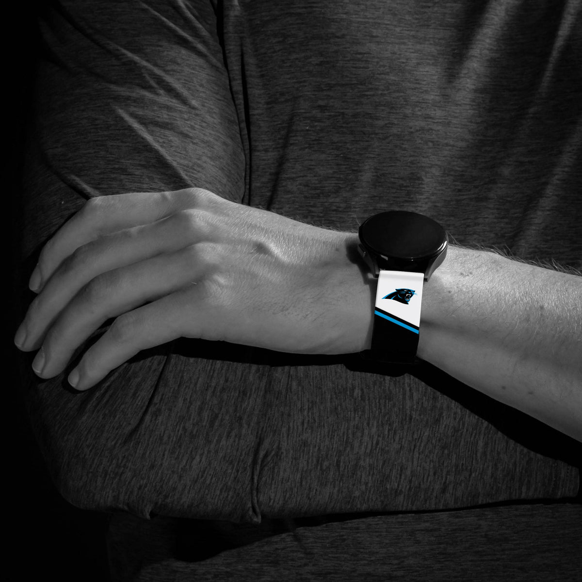 Carolina Panthers HD Champion Series Samsung Galaxy Watch Band